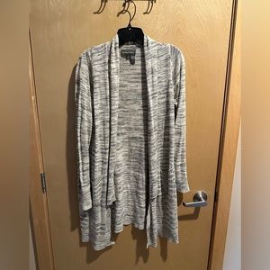 Michael Stars lightweight black motif knit cardigan